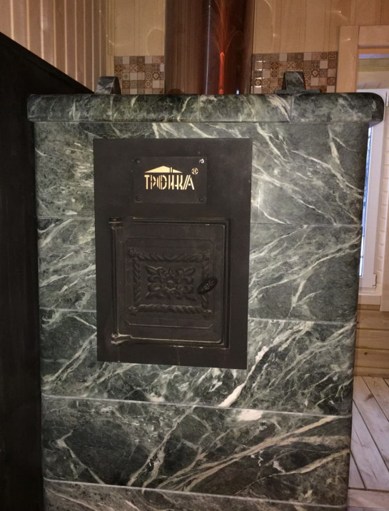 Банная печь № 06 в змеевике