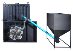 Печи на пеллетных горелках